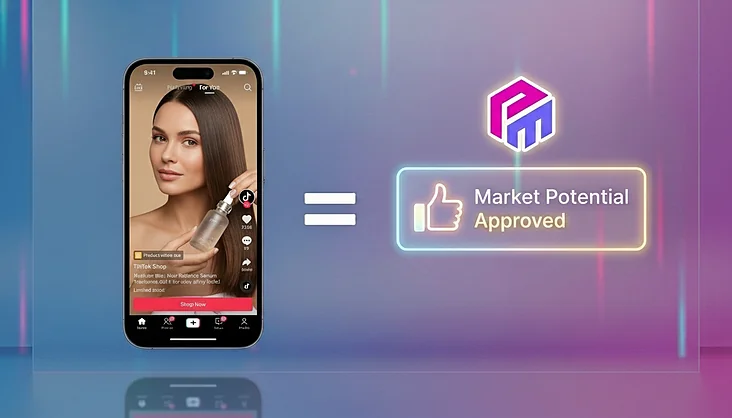 Hair care products and tools prepared for TikTok Shop product validation