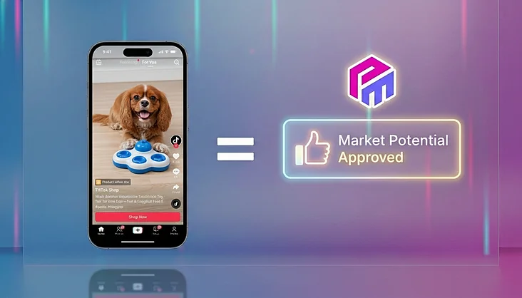Pet products prepared for TikTok Shop product validation