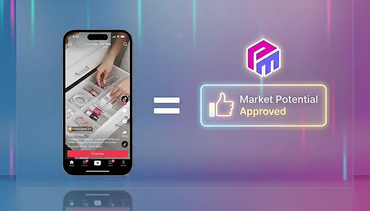 Small home organization products prepared for TikTok Shop product validation